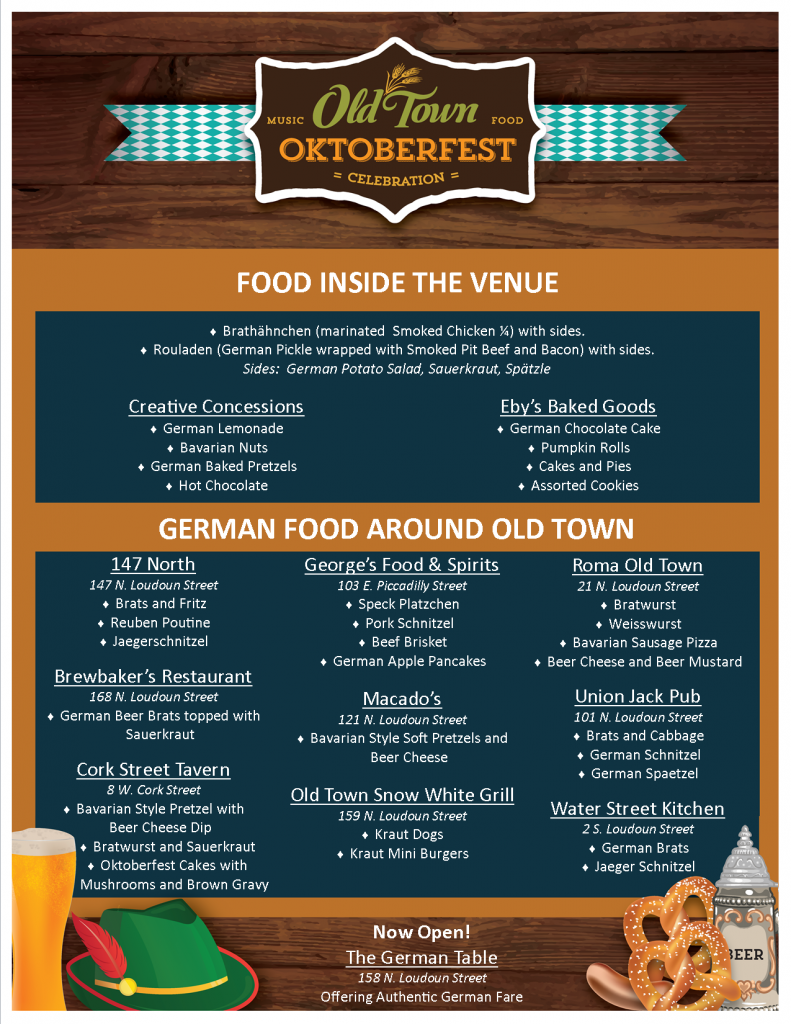 Oktoberfest Oct. 12 & 13 Old Town Winchester